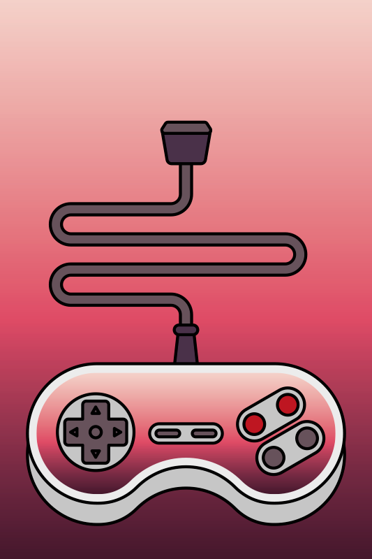 Game vinyl carpet for kids remote console - TenStickers