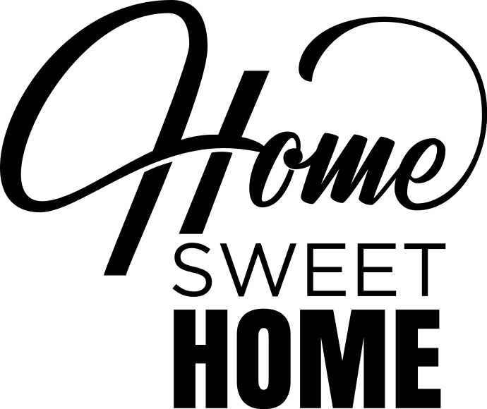 Entrance hall vinyl carpet home sweet home stickers - TenStickers