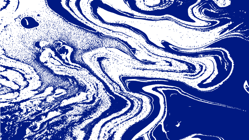 Deep blue marble look entrance hall vinyl carpet - TenStickers