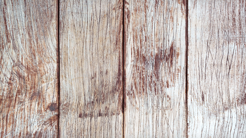Entrance hall vinyl carpet light brown wood planks - TenStickers