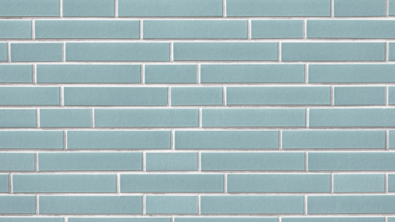 Entrance hall vinyl carpet light blue brick pattern - TenStickers