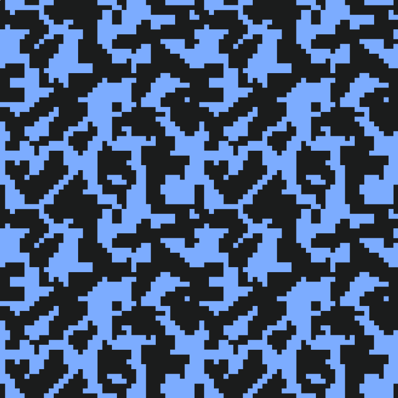Entrance hall vinyl carpet in light blue and black abstract - TenStickers