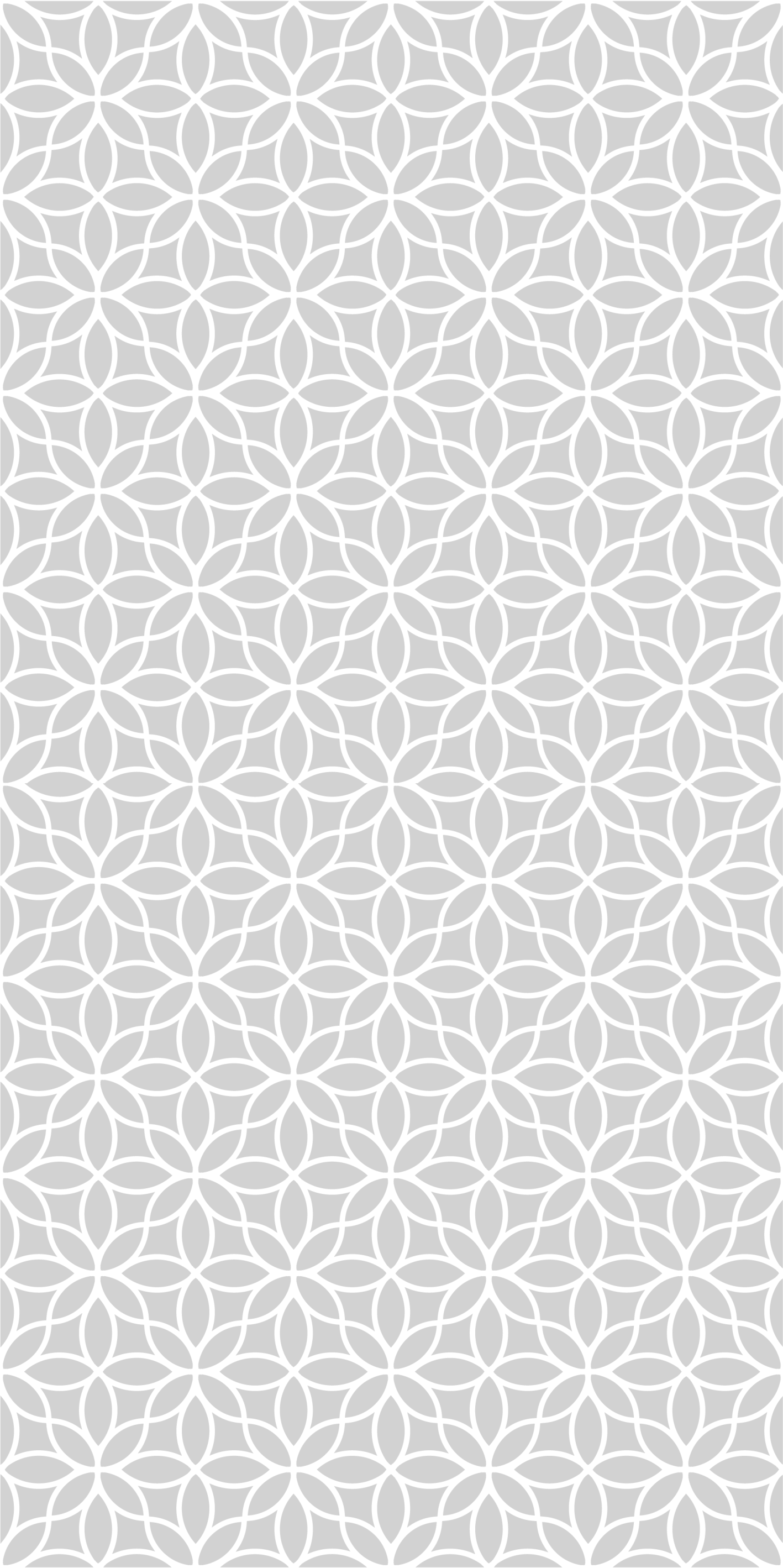 Living room vinyl carpet in gray and white modern pattern - TenStickers