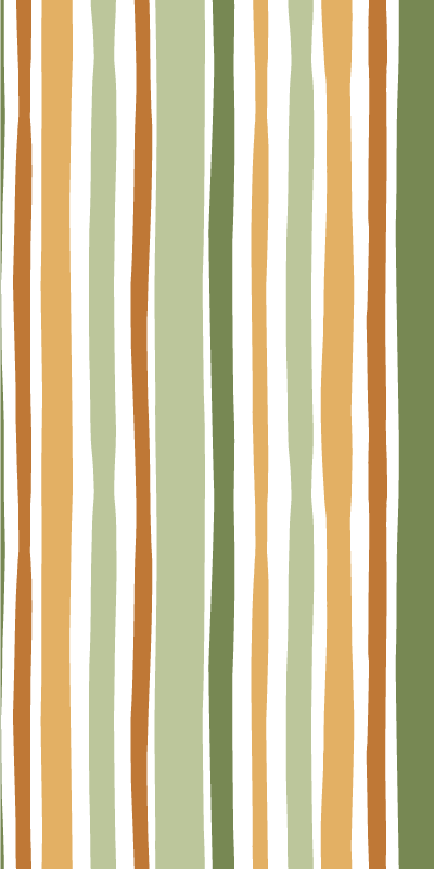 Thin green and yellow living room vinyl carpet - TenStickers