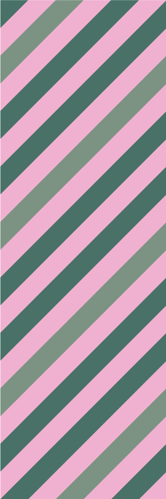 Living room vinyl carpet in pastel pink and green - TenStickers