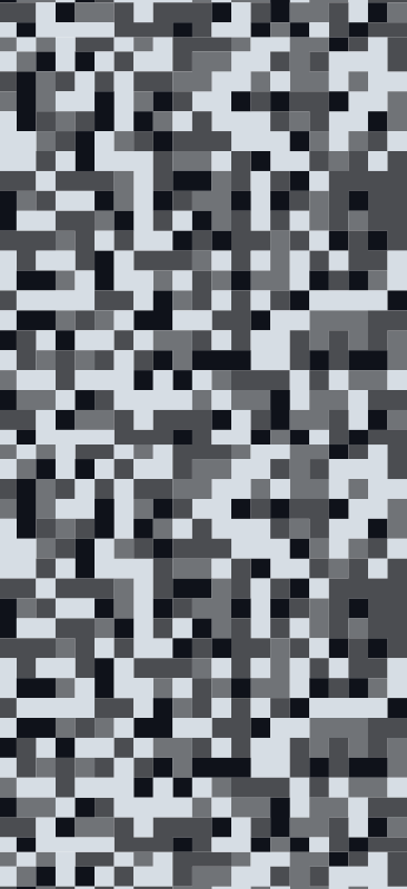 Hallway vinyl carpet in nordic grey shaded squares - TenStickers