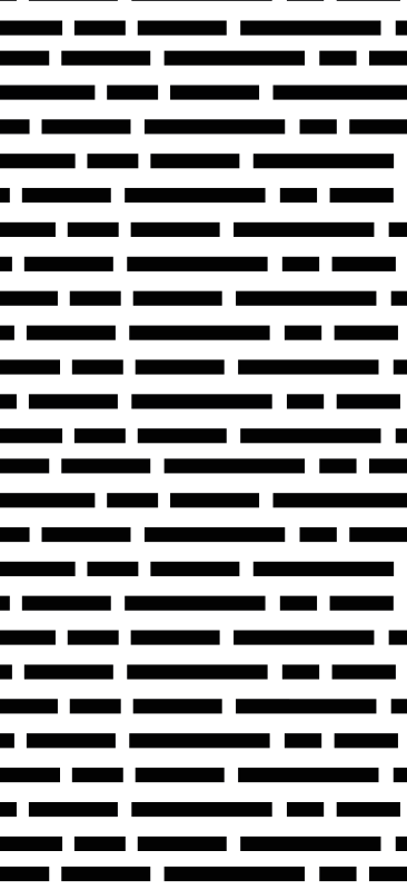 Hallway vinyl carpet in nordic black and white rectangles - TenStickers