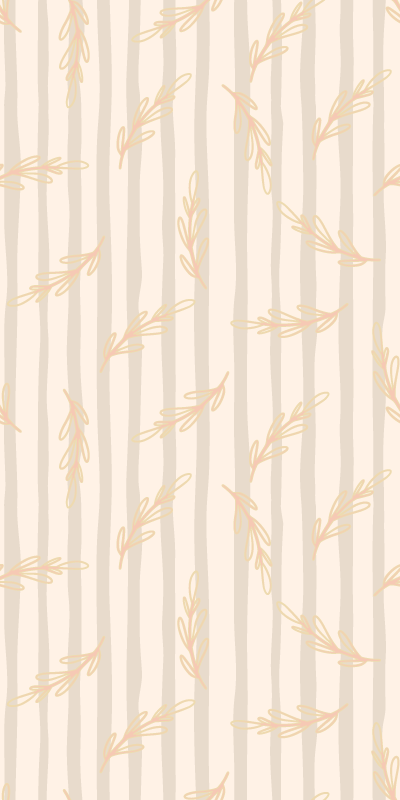 Elegant beige hallway vinyl carpet - TenStickers