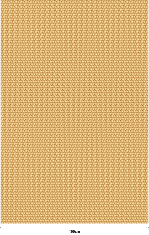 Beige vinyl carpet with wicker weave texture - TenStickers