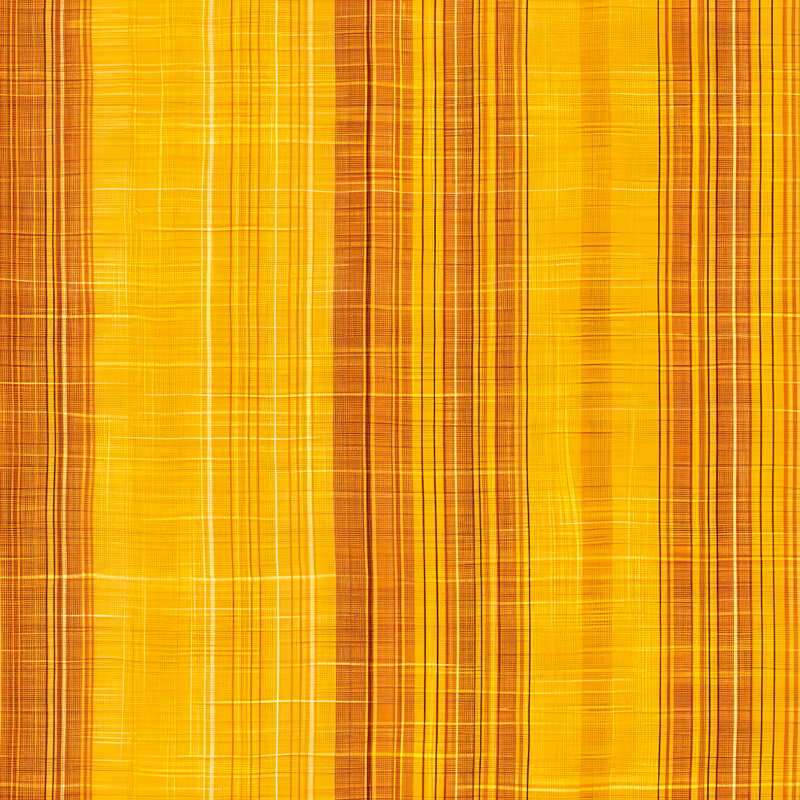Yellow vinyl carpet with striped sunflower patterns - TenStickers