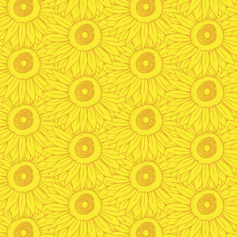 Light sunflower shades yellow vinyl carpet - TenStickers