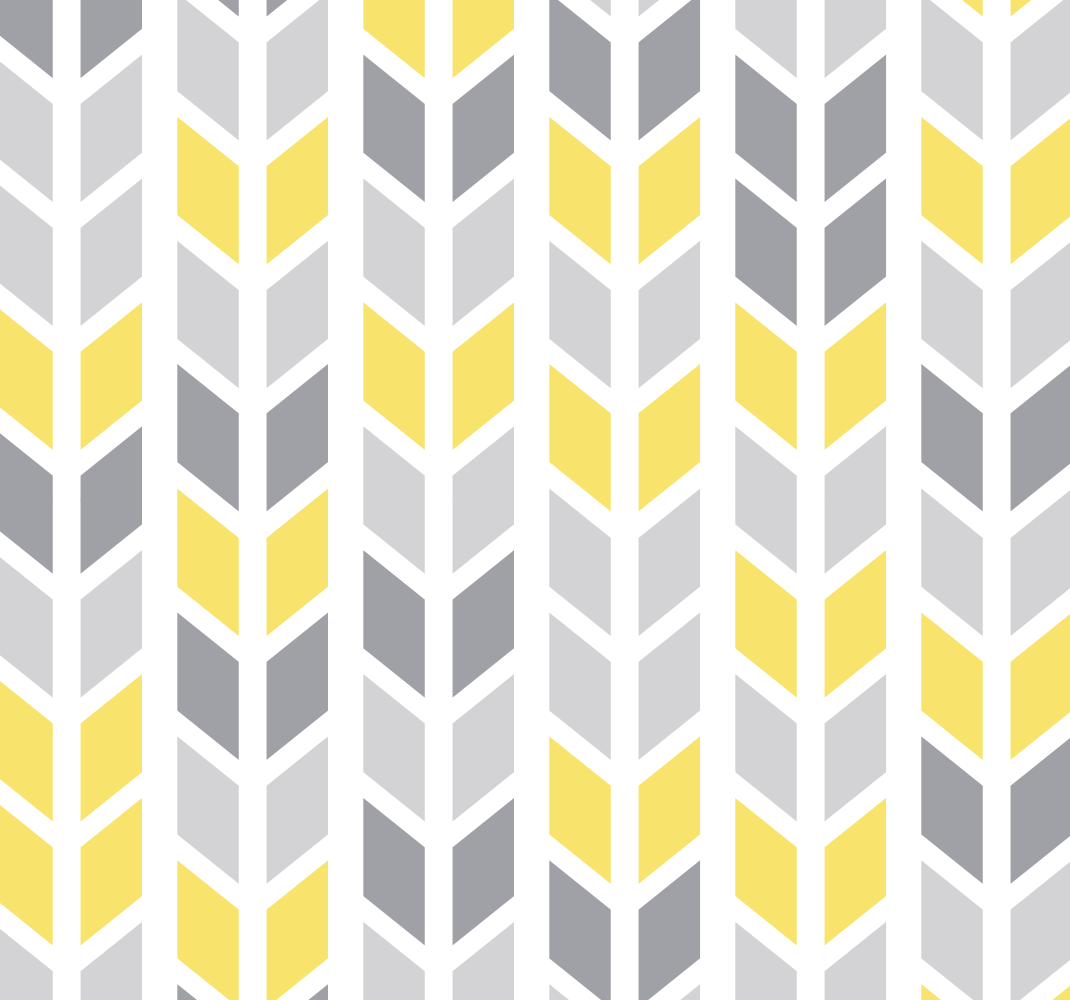 Yellow vinyl carpet with grey and yellow design - TenStickers