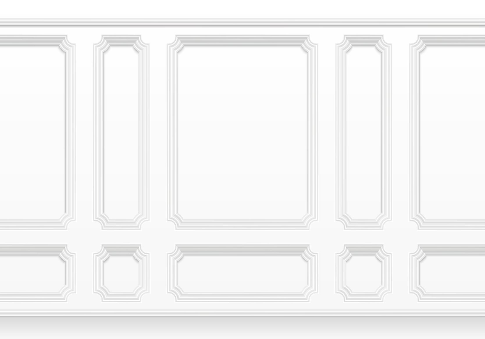 White vinyl carpet classic quartered design - TenStickers