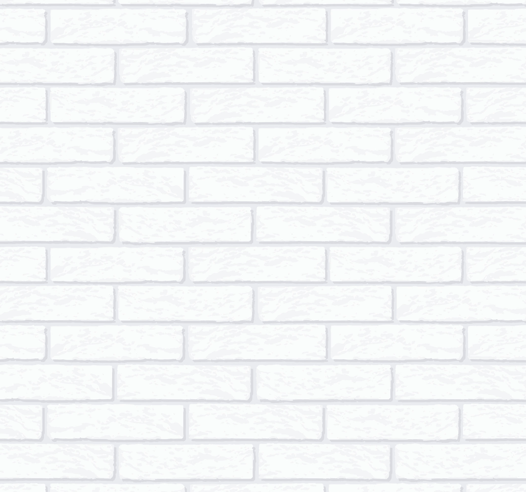 White vinyl carpet with white brick pattern - TenStickers