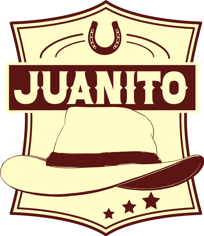 Brown vinyl carpet cowboy hat named nevera - TenStickers