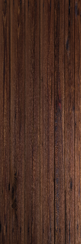 Brown vinyl carpet with dark brown rustic planks - TenStickers