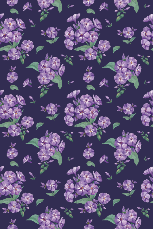 Purple vinyl carpet in violet hue - TenStickers