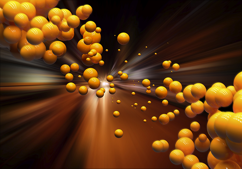Orange vinyl carpet vibrant spherical burst - TenStickers
