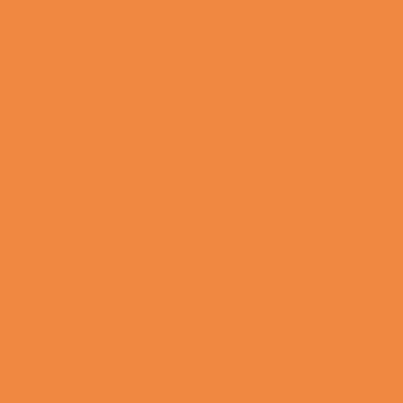 Orange vinyl carpet in solid orange color - TenStickers