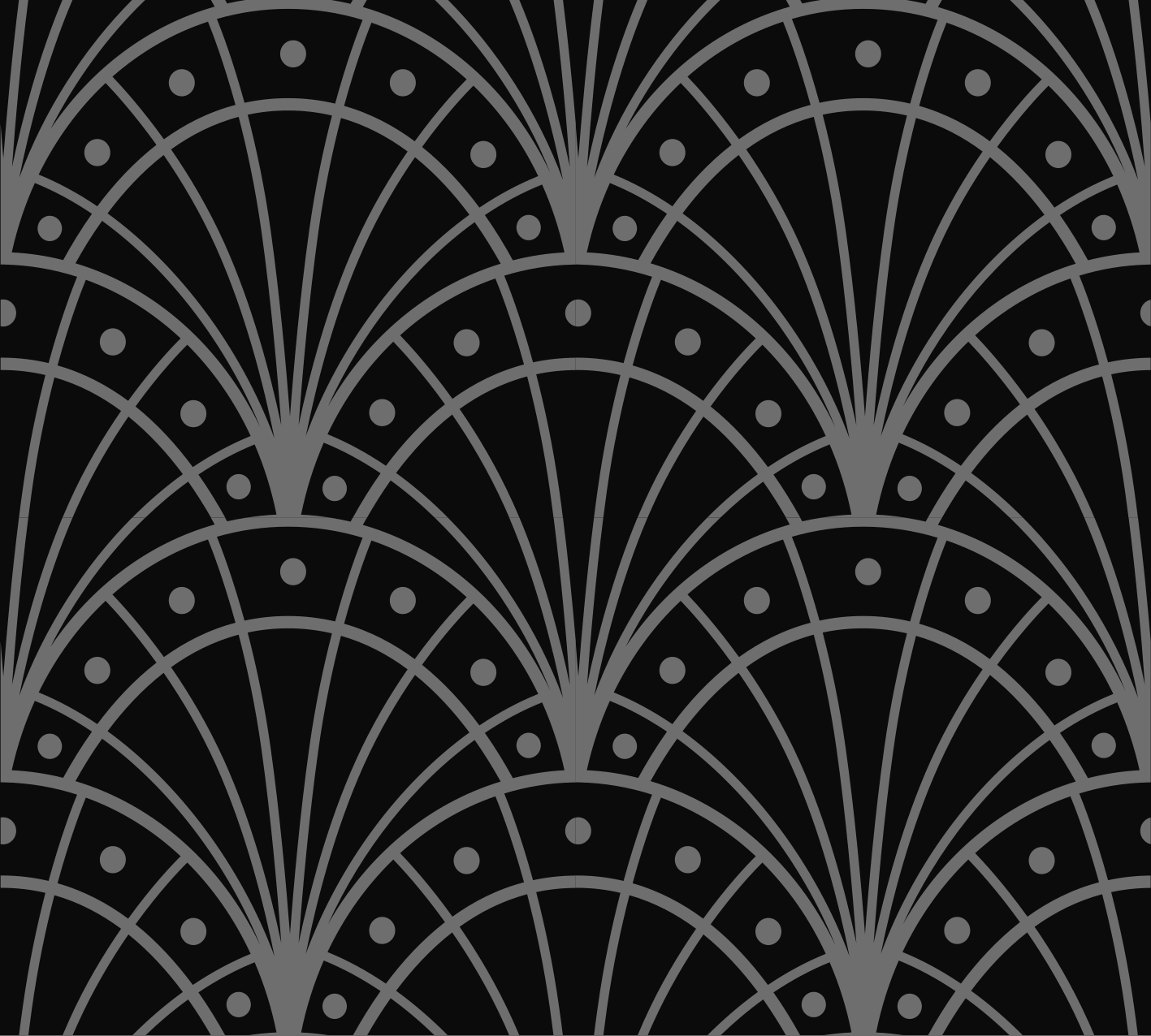 Black vinyl carpet elegant black art deco style - TenStickers
