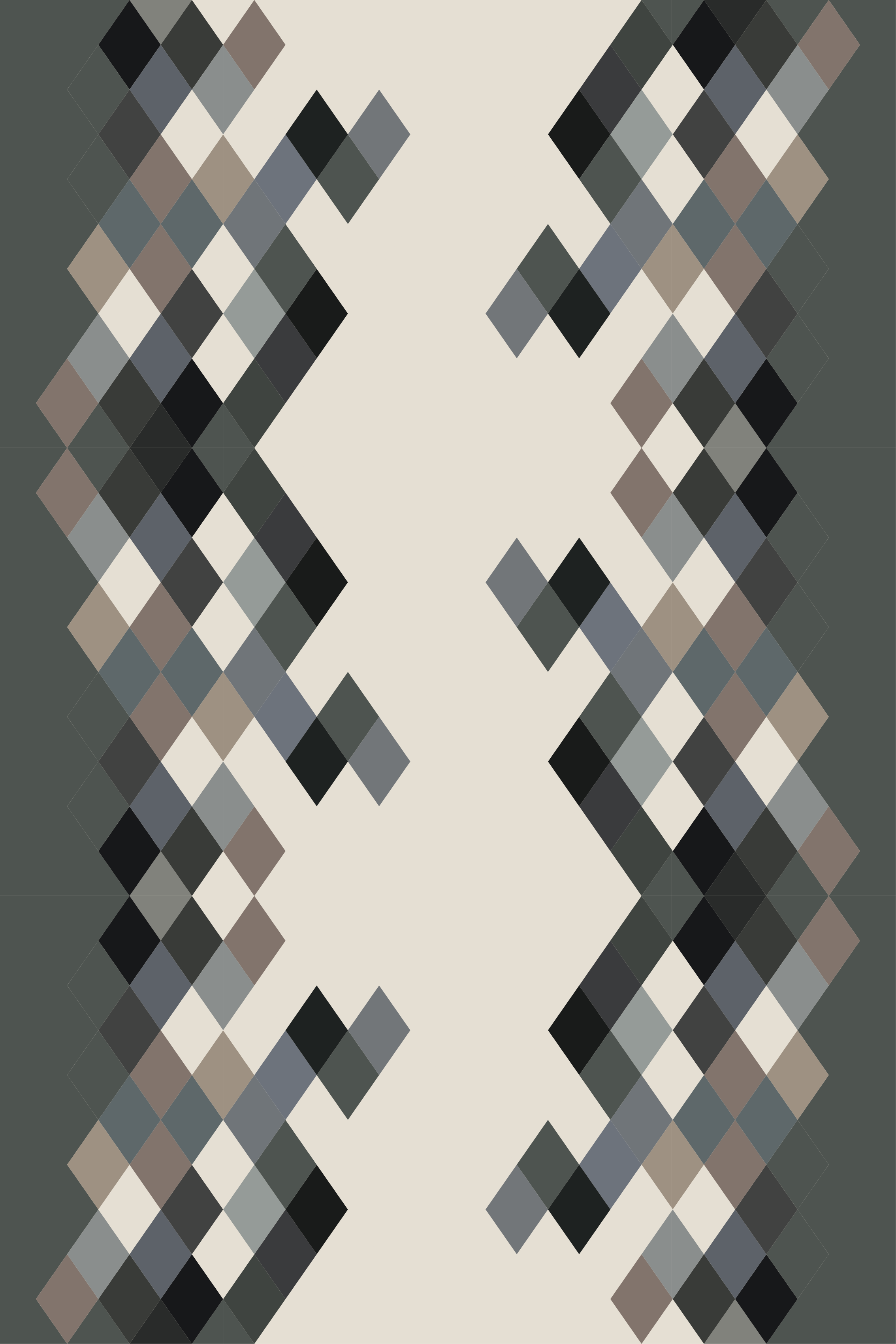 Black vinyl carpet in color shades blocks - TenStickers
