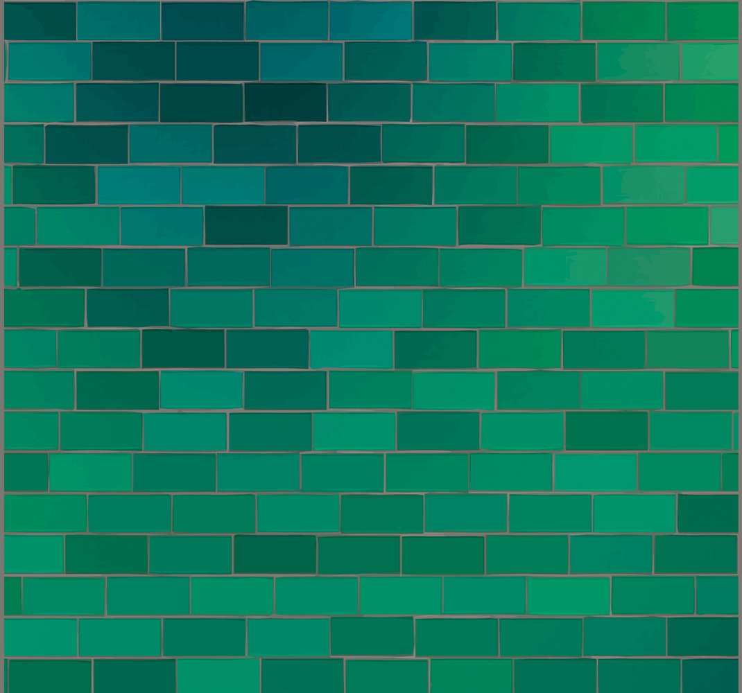 Green vinyl carpet with green tiled texture - TenStickers