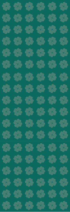 Green vinyl carpet with st. patrick's day design - TenStickers