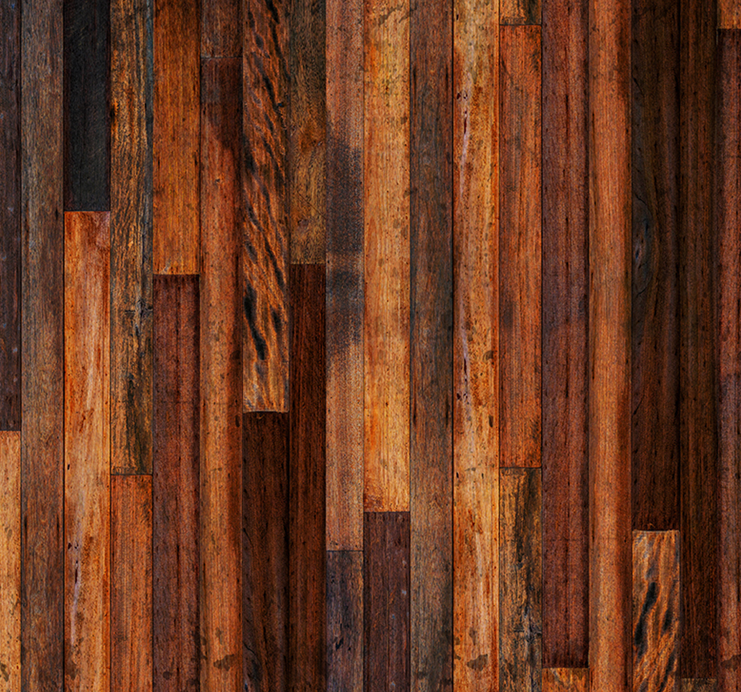 Outdoor vinyl carpet rustic wood planks look - TenStickers