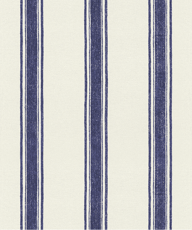 Outdoor vinyl carpet vertical lines navy blue - TenStickers
