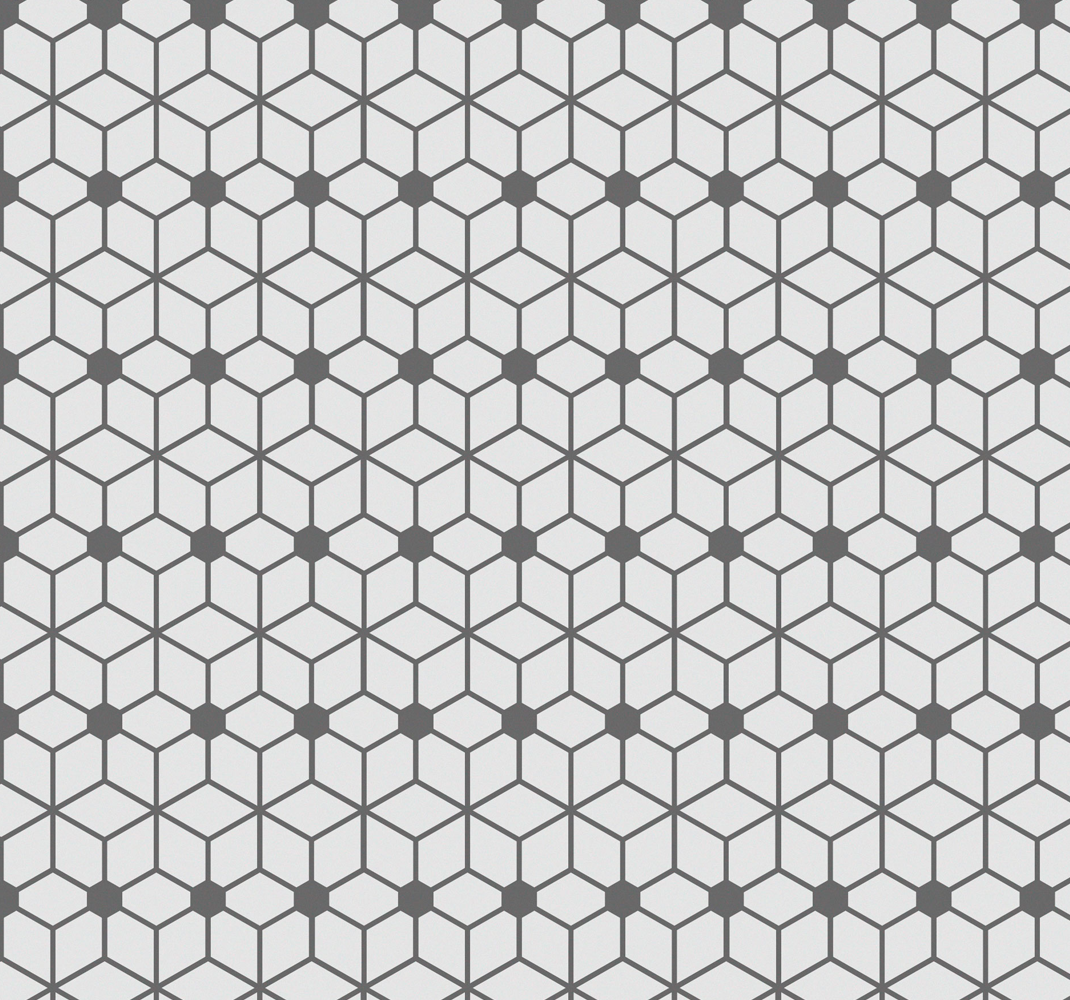 Outdoor vinyl carpet gray mosaic design - TenStickers