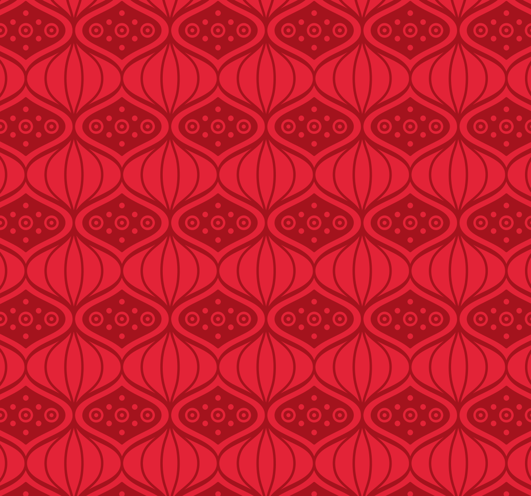 Red vinyl carpet in red oriental style - TenStickers