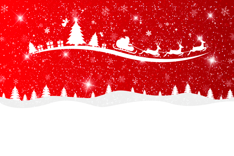 Red vinyl carpet christmas wave design - TenStickers
