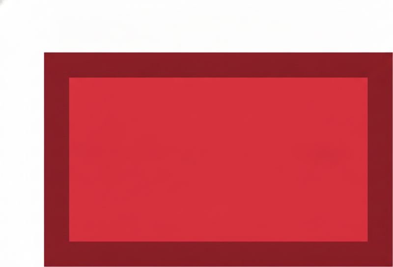 Red vinyl carpet with dark red edges and light center - TenStickers
