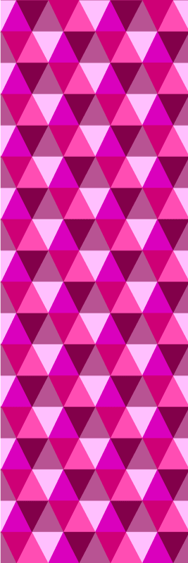 Pink vinyl carpet fuchsia geometric design - TenStickers