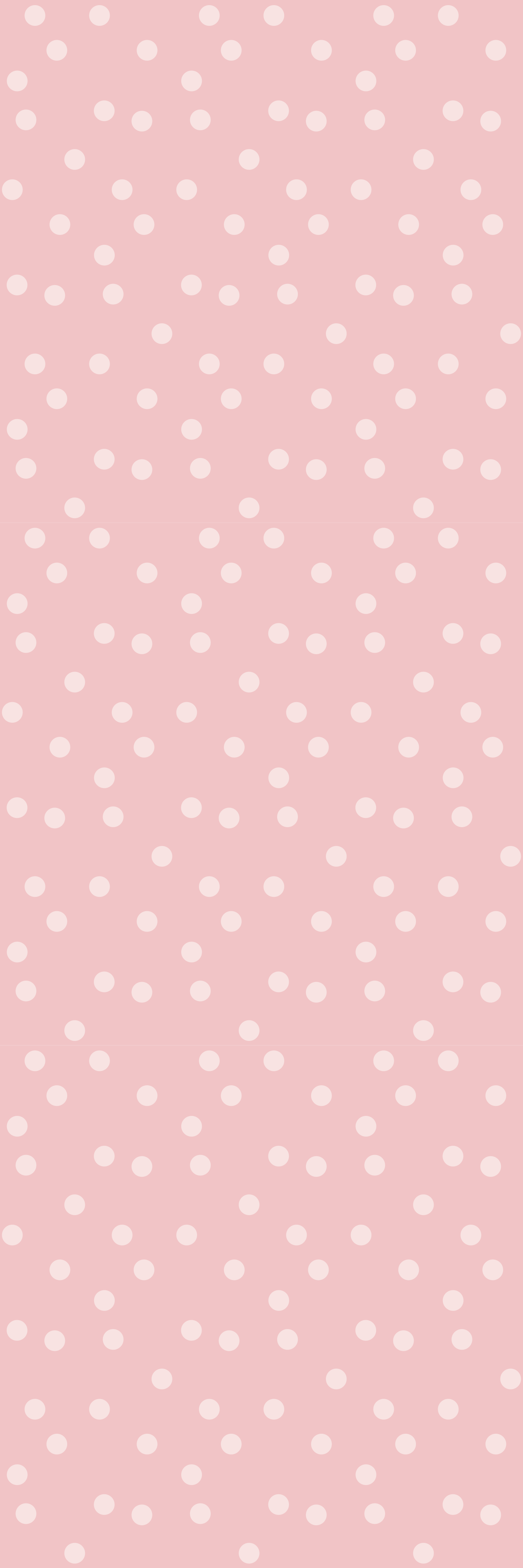 Pink vinyl carpet with soft pastel dot pattern - TenStickers