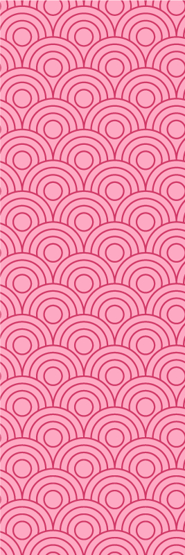 Pink vinyl carpet in dark and light pink design - TenStickers