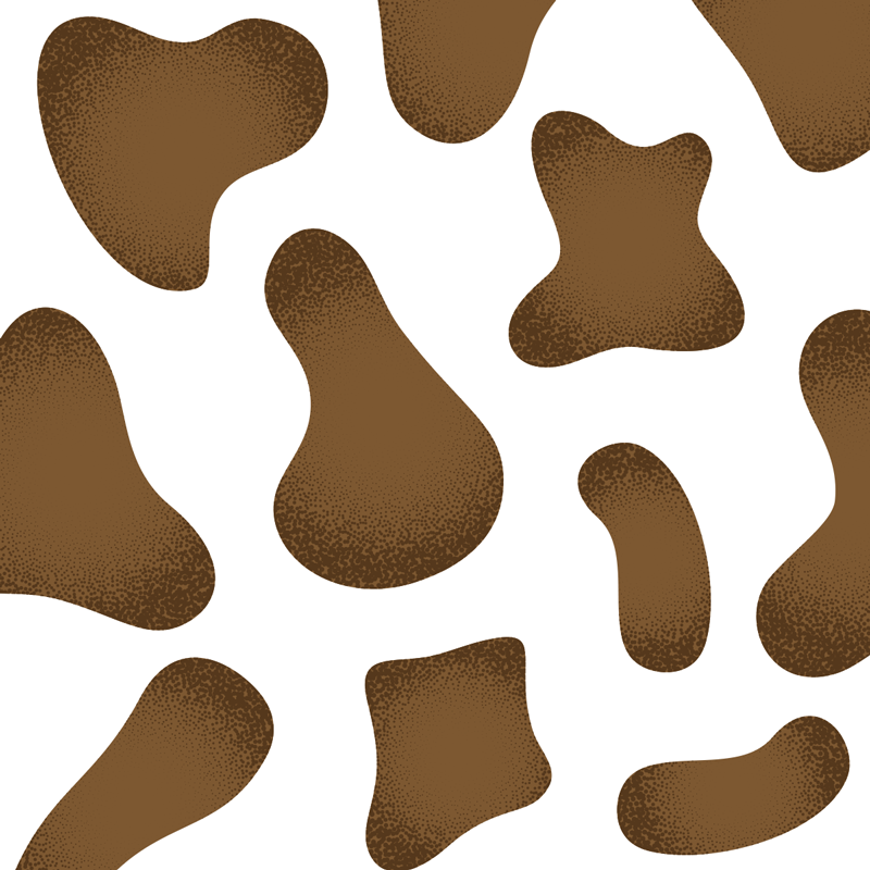 Abstract Cowhide Pattern animal print vinyl carpet - TenStickers