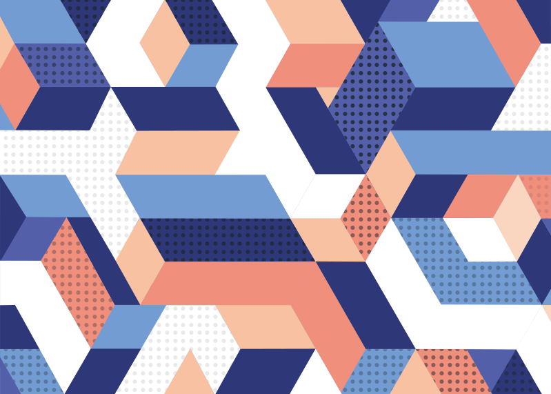 Geometric Pattern Harmony - TenStickers