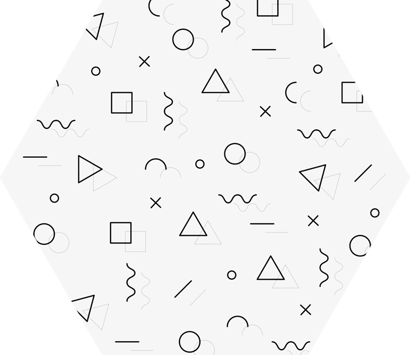 Abstract Geometry geometric vinyl carpet - TenStickers