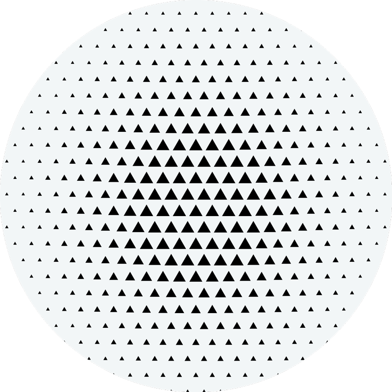 Geometric vinyl carpet geometric triangular design - TenStickers