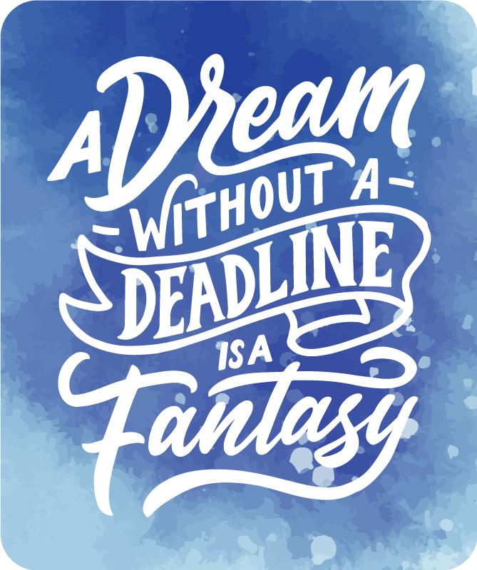 Dream Deadline Fantasy custom vinyl carpet - TenStickers