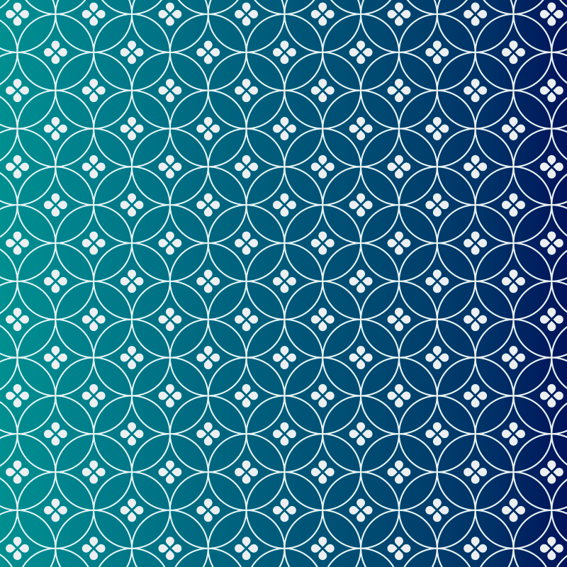 Abstract Blue Overlay geometric vinyl carpet - TenStickers