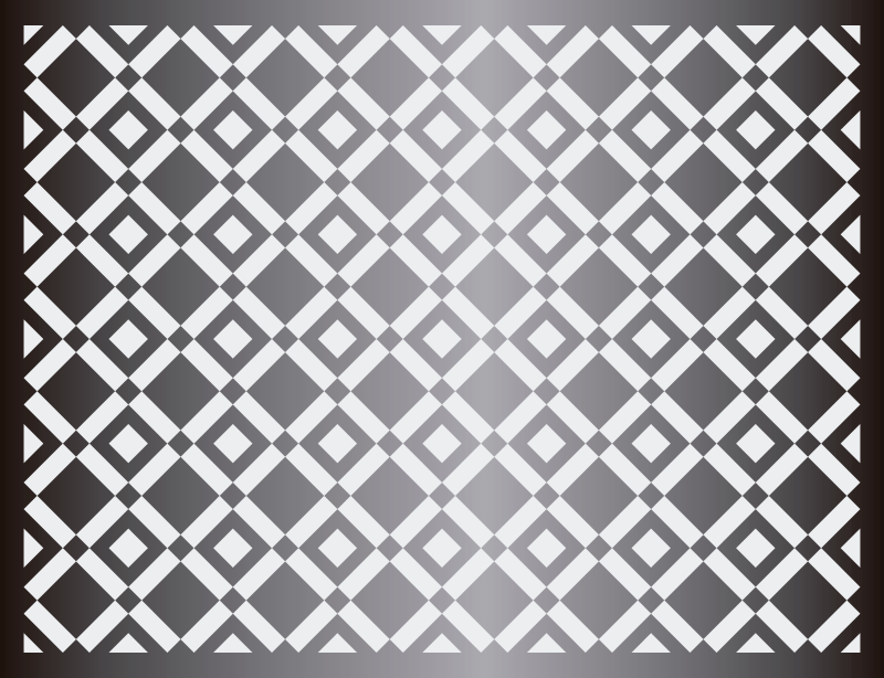 Geometric diamonds living room vinyl carpet - TenStickers
