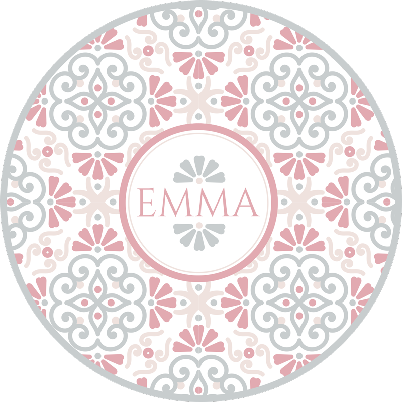 Personalized Mandala custom vinyl carpet - TenStickers