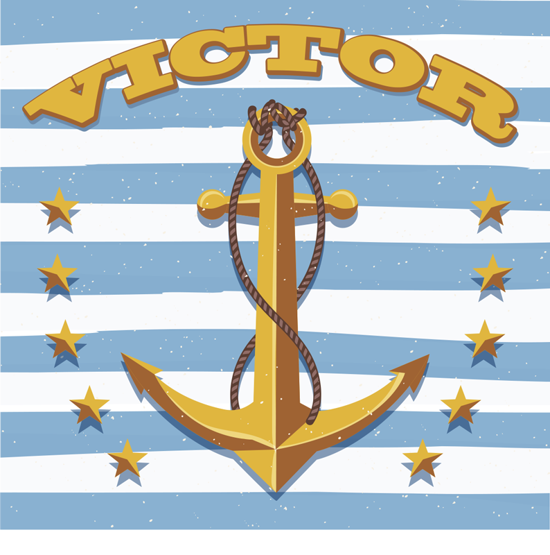 Nautical Customizable custom vinyl carpet - TenStickers