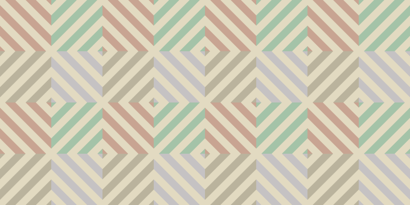 Geometric vinyl carpet in geometric harmony - TenStickers