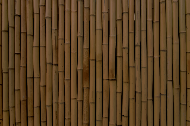 Bamboo Slatted Pattern texture vinyl carpet - TenStickers