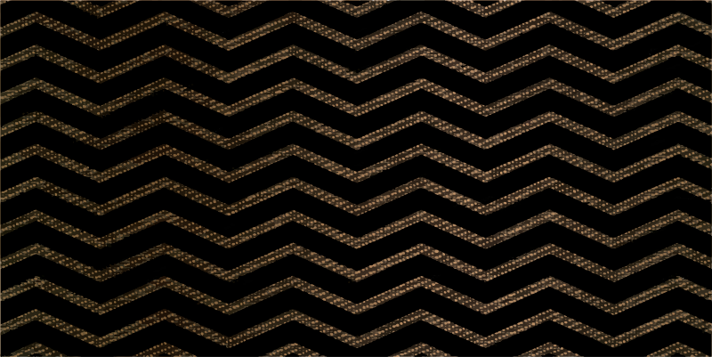 Dark zig zags stripes vinyl rug - TenStickers