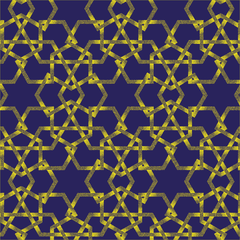 Geometric Bath Accent bathroom vinyl carpet - TenStickers