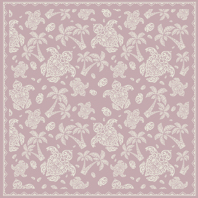 Paisley Circular Motif mandala vinyl carpet - TenStickers